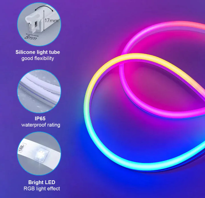 Wi-Fi Smart Silicone LED Neon Strip