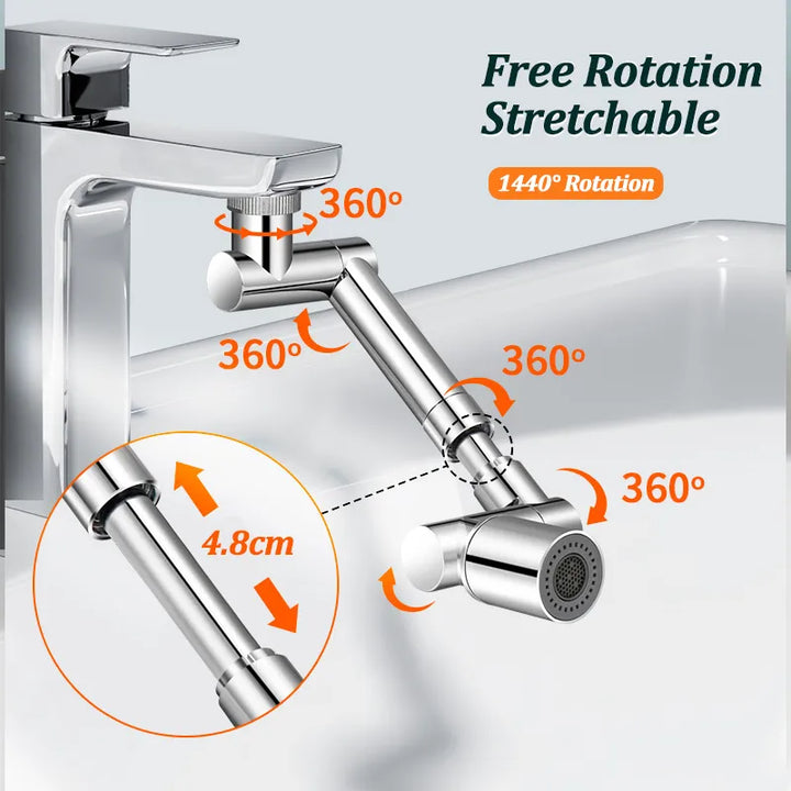 Skalierbarer Wasserhahnbelüfter aus Metall für die Küche