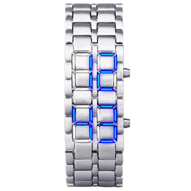 Digitale Lava-Armbanduhr für Herren