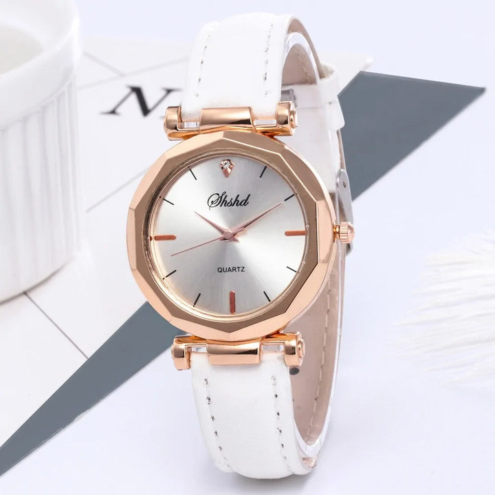 Fashion Women Leather Casual Watch