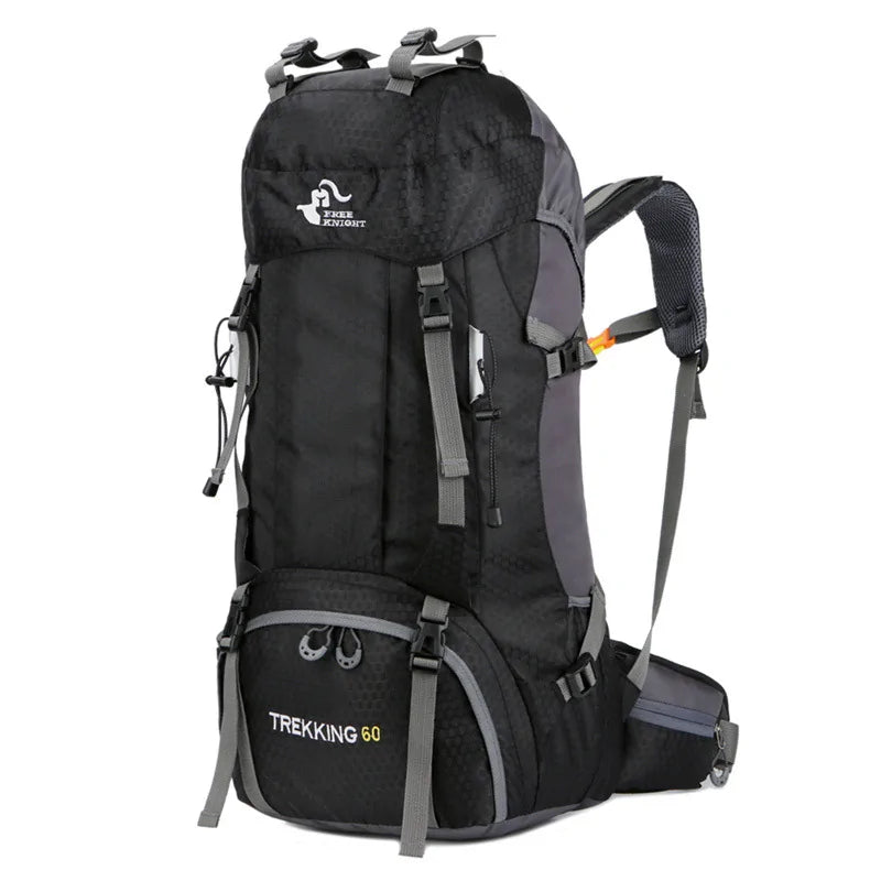 60L Outdoor-Rucksack Campingtasche mit Regenschutz