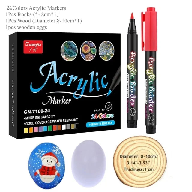 36 Colors Acrylic Paint Pens