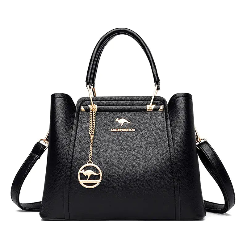 Women's Classic Leather Bag - Aussie