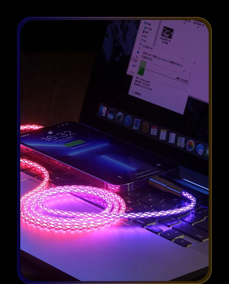 RGB Charging Data Cable Magic Color