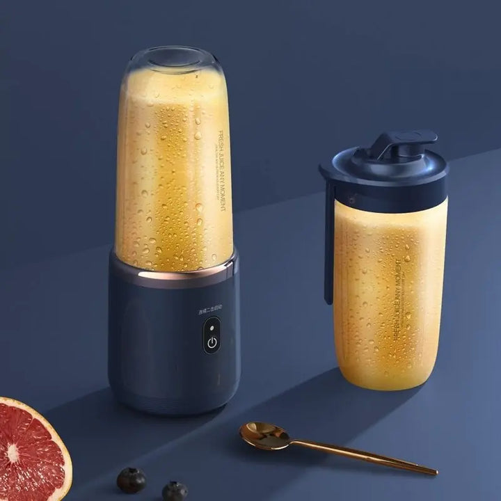 Portable 6-Blade Electric Juicer Cup & Smoothie Blender