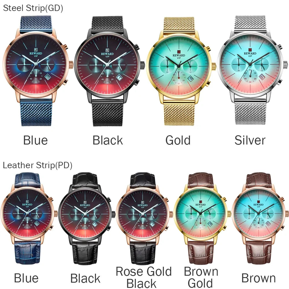 2019 New Fashion Color Bright Glass Watch