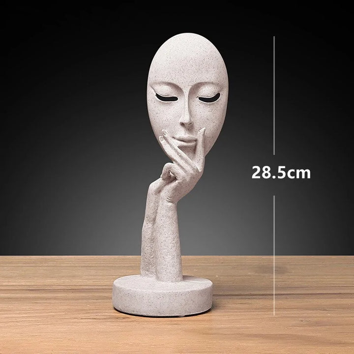 3D Gesichtsmaske Abstrakte Skulptur Dekorative Kunst