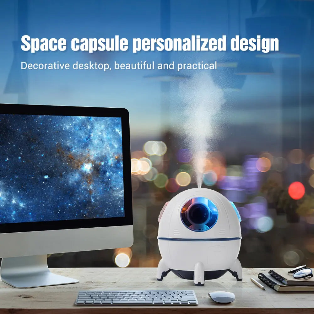 Space Capsule USB Mini Air Humidifier