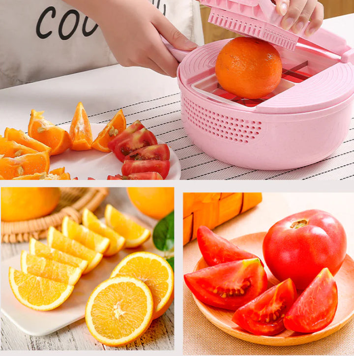 Press One-piece Multifunction cutter and slicer