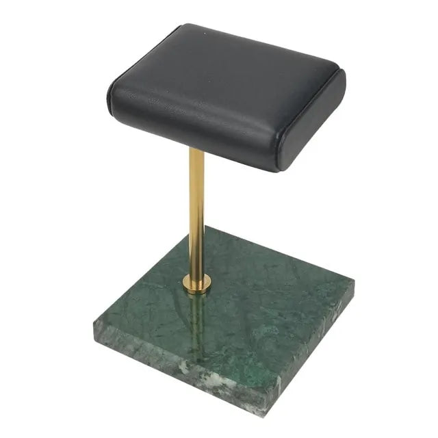 Marble and PU Leather Watch Holder Stand e