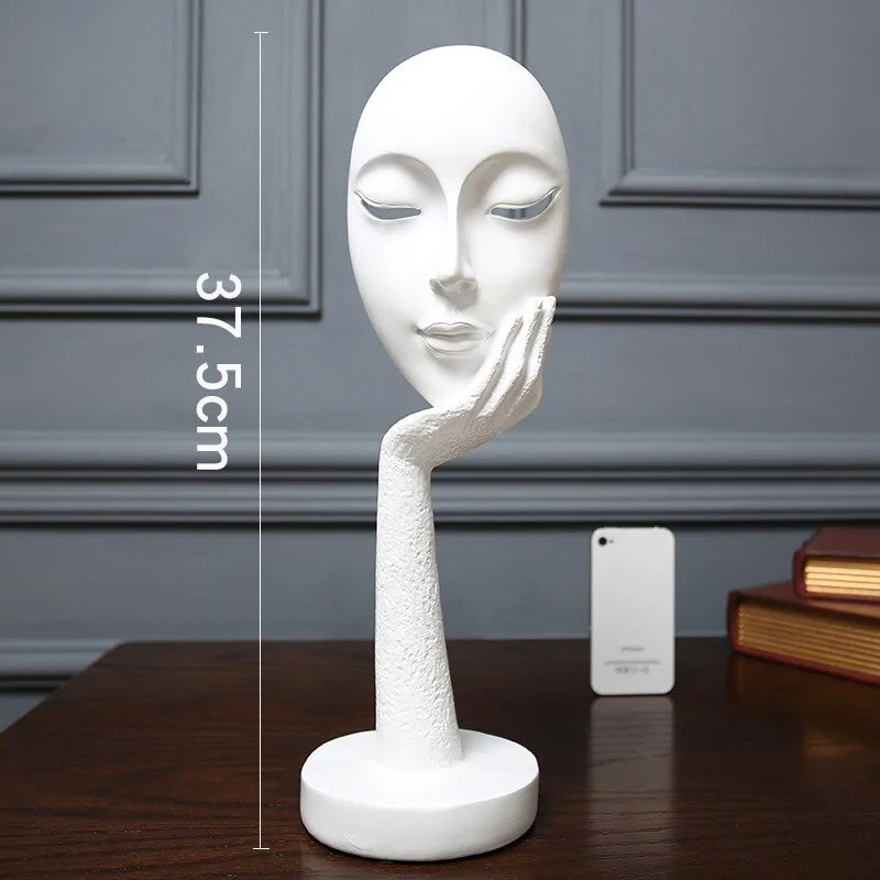 3D Gesichtsmaske Abstrakte Skulptur Dekorative Kunst