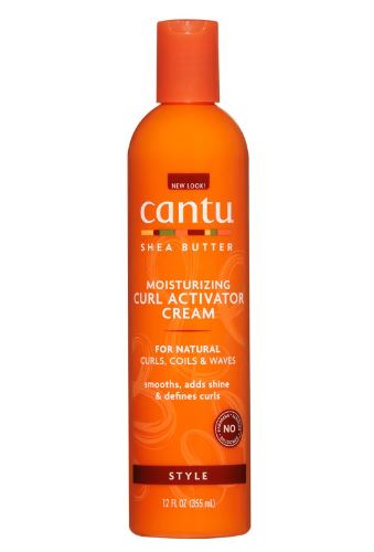 Cantu | Sheabutter | Feuchtigkeitsspendende Lockenaktivatorcreme | Für natürliche Locken, Spiralen und Wellen | Stil 355 ml