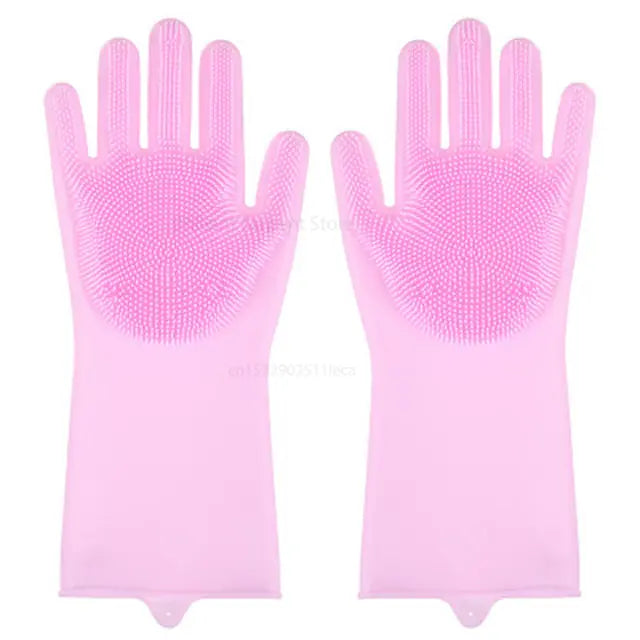 Magic Silicone Dish Washing Gloves