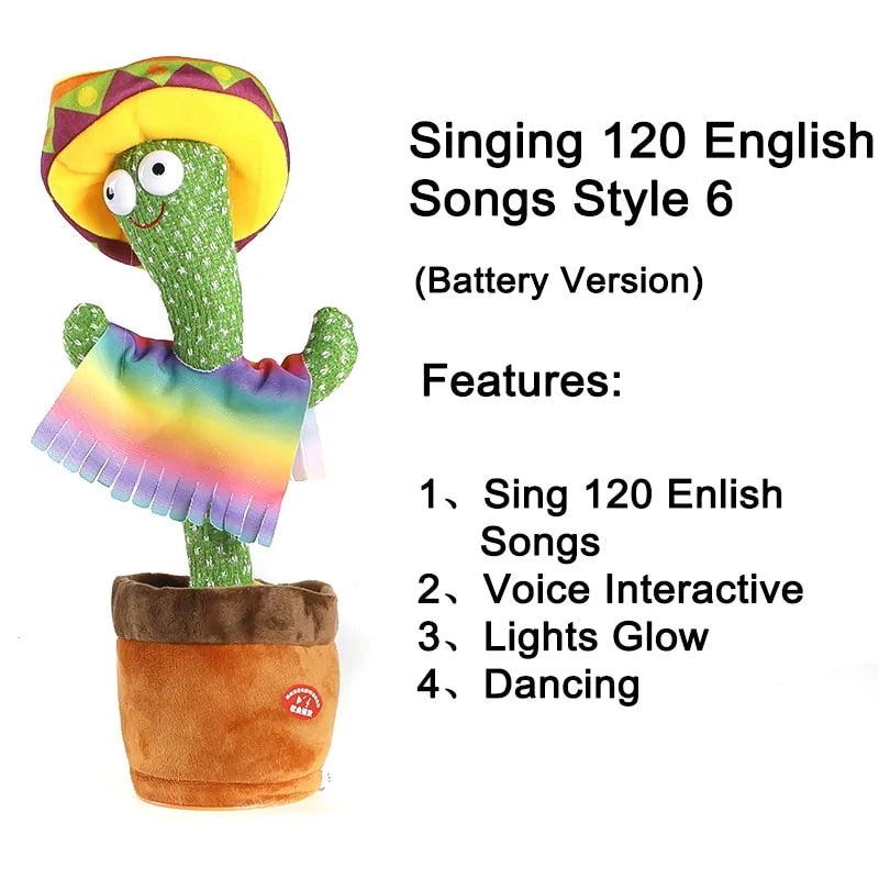 Dancing Cactus Plush Toy