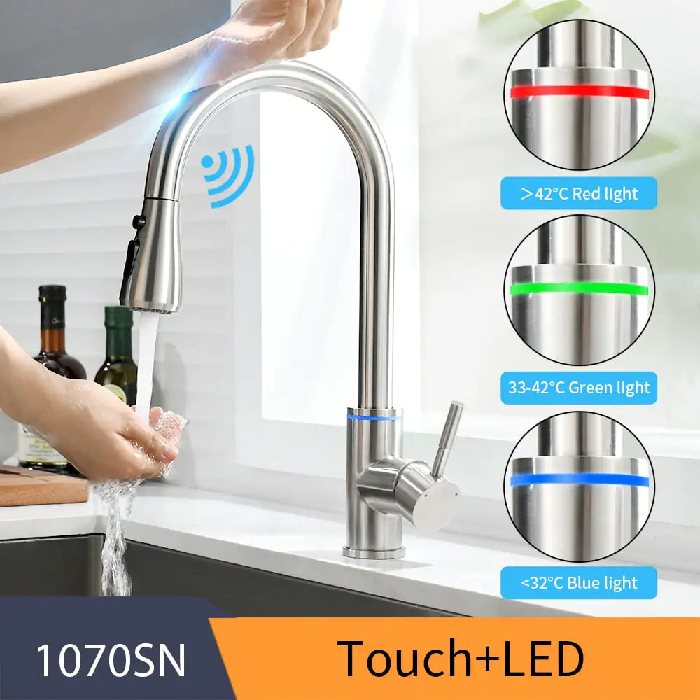 Smart Touch-Wasserhähne für die Küche