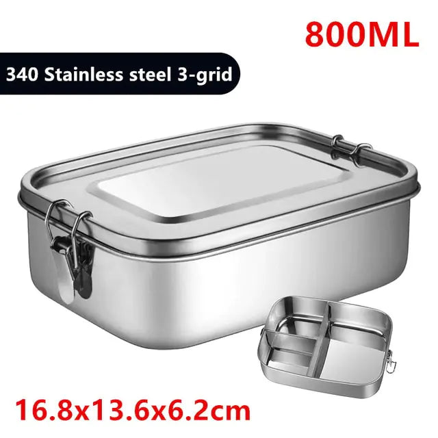 Stainless Steel Square Lunch Box