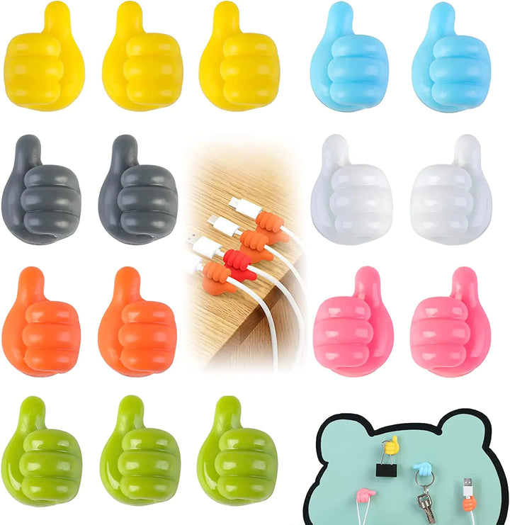 Multifunctional Cable Organizer Clip Holder Thumb