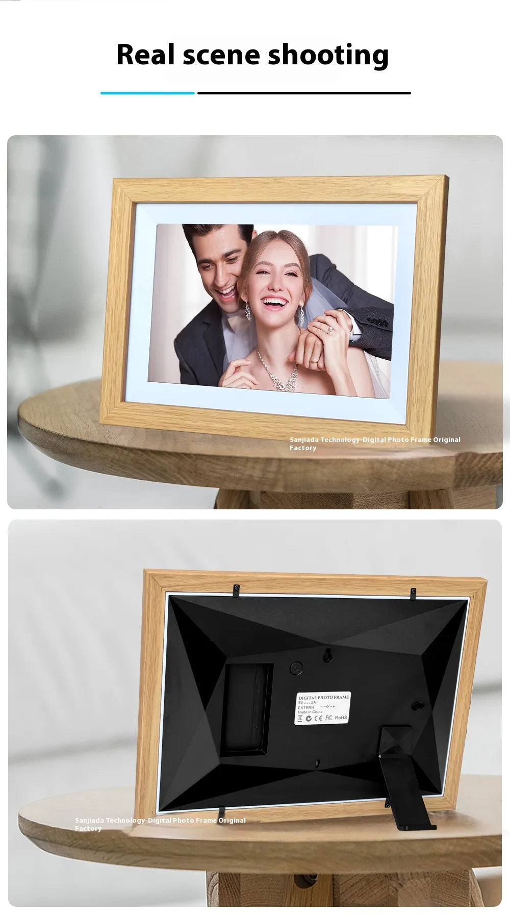 101 Inch WiFi Digital Photo Frame IPS Touch Screen