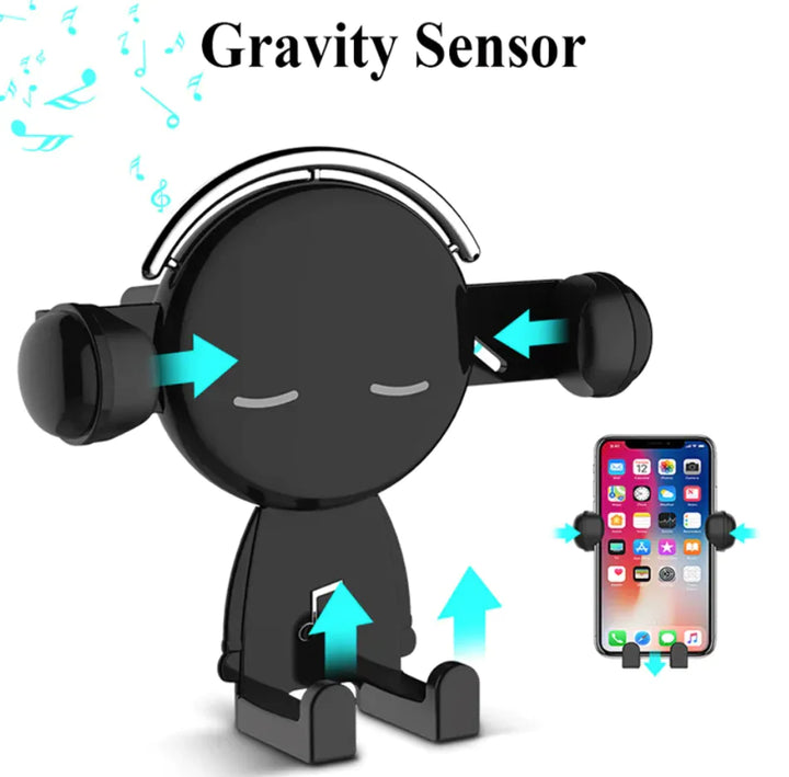 Telescopic Gravity Car Phone Holder