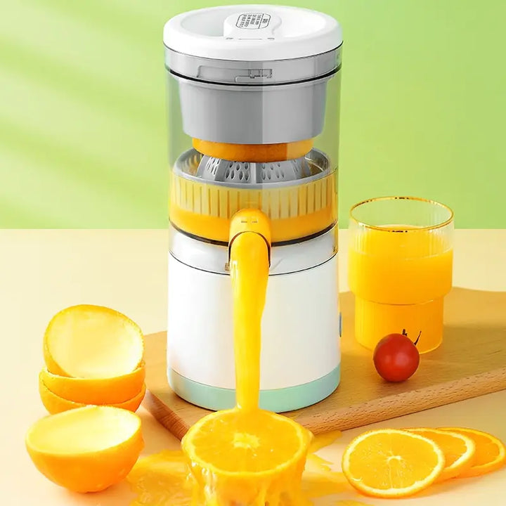 Kabelloser Slow Juicer, Orangen-Zitronen-Entsafter, USB-elektrischer Entsafter, Fruchtextraktor, tragbarer Entsafter, Druckentsafter für Zuhause, 7,4 V