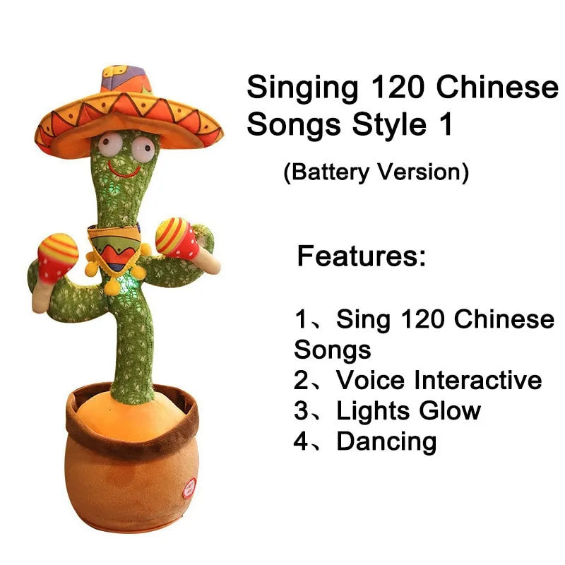 Dancing Cactus Plush Toy