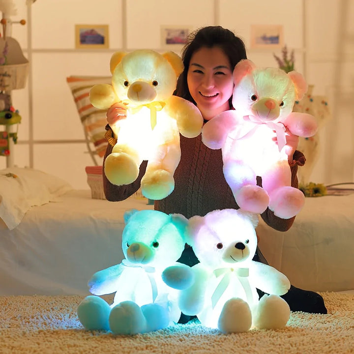 Glowing LED Teddy Bear