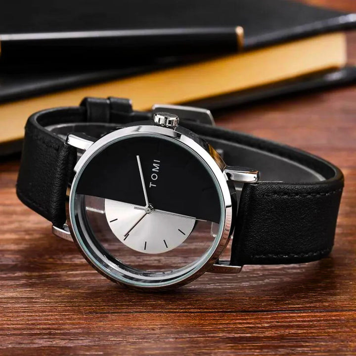 Moderne, minimalistische Herrenarmbanduhr