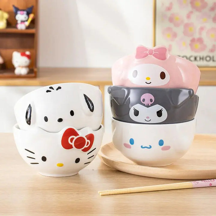 Süßes Sanrio Keramikschalen-Set