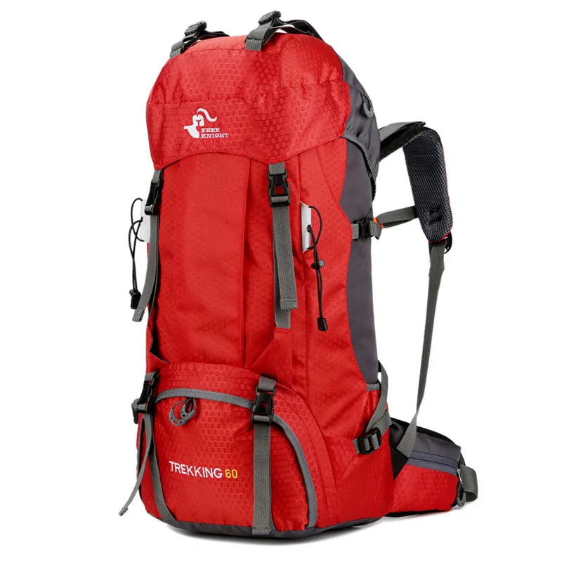 60L Outdoor-Rucksack Campingtasche mit Regenschutz