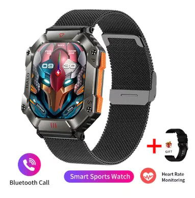 2024 Titan Pro Smart Watch: 2.0-Inch AI Fitness Tracker with Bluetooth Calling & IP68 Waterproof