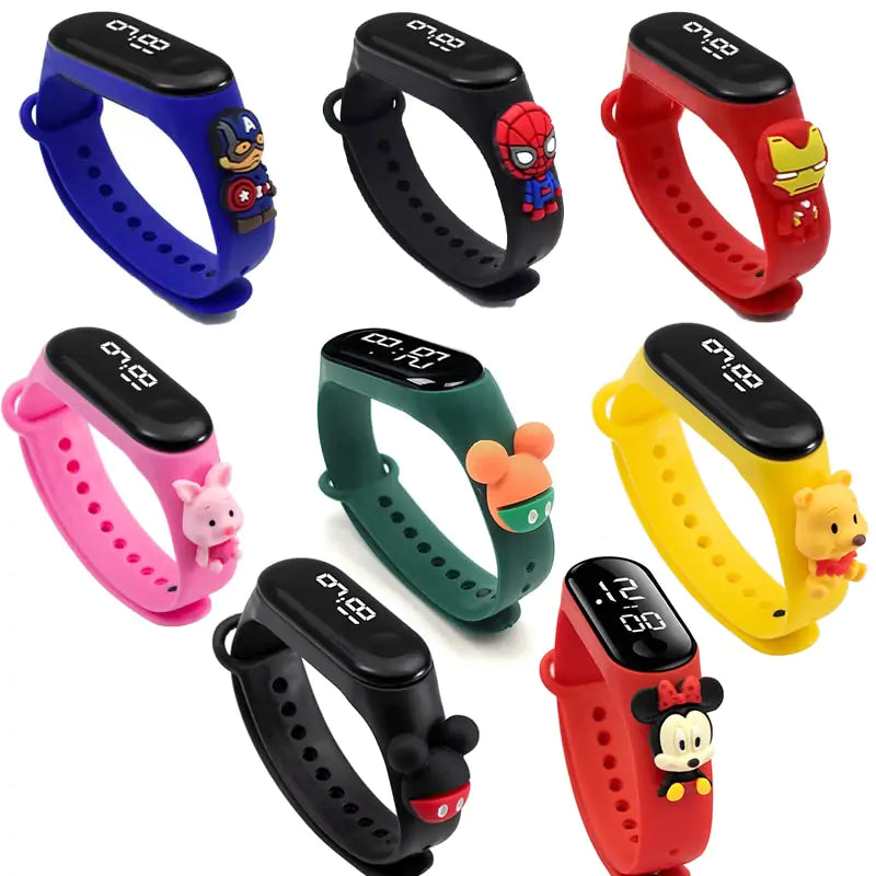 Elektronische LED-Armbanduhren von Disney