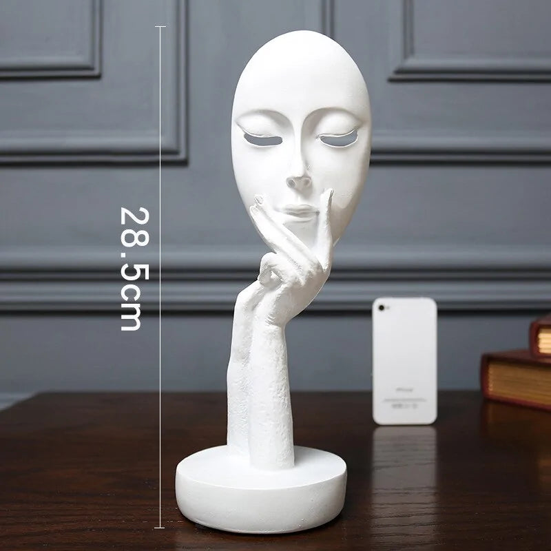 3D Gesichtsmaske Abstrakte Skulptur Dekorative Kunst