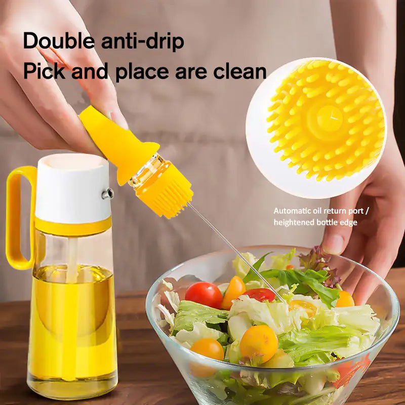 Oil Dispenser With Silicon Brush