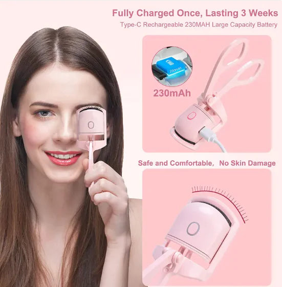 Portable Electric Heated Eyelash Curler