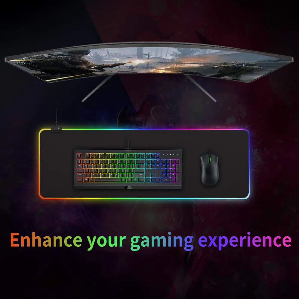 Gamer LED Mauspad Wasserdicht