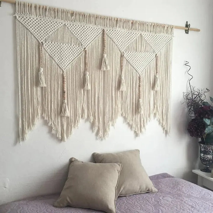 Wandbehang, handgewebt, Boho-Wohndekor