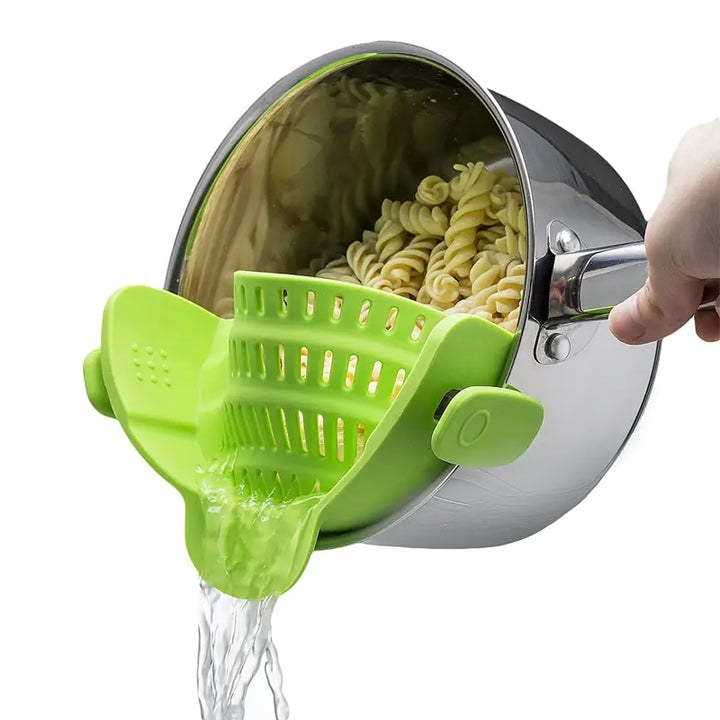 Universal Silicone Clip-On Pot Strainer