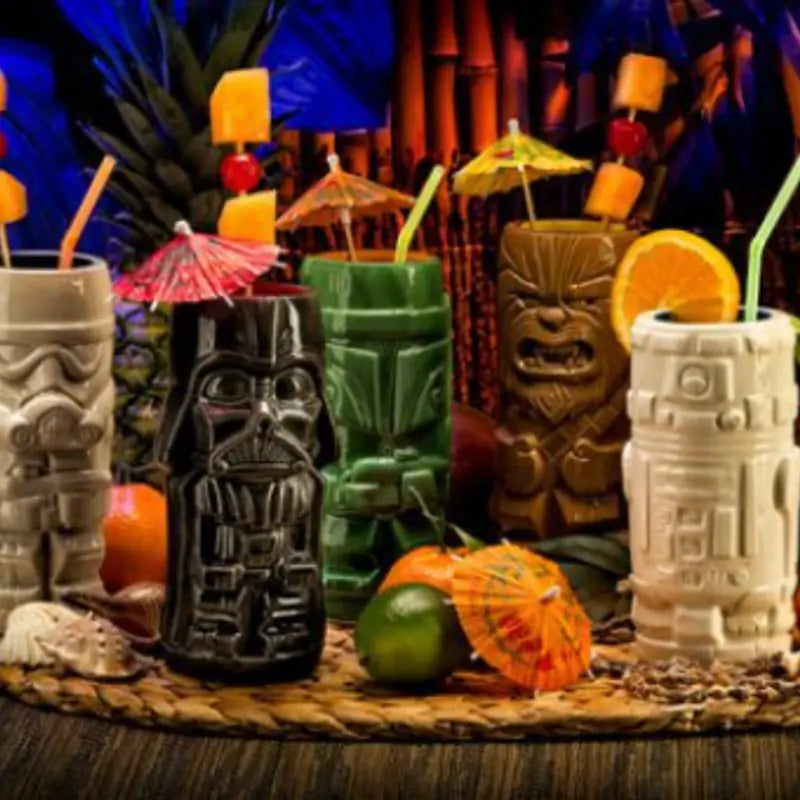 Hawaii-Tiki-Keramiktasse