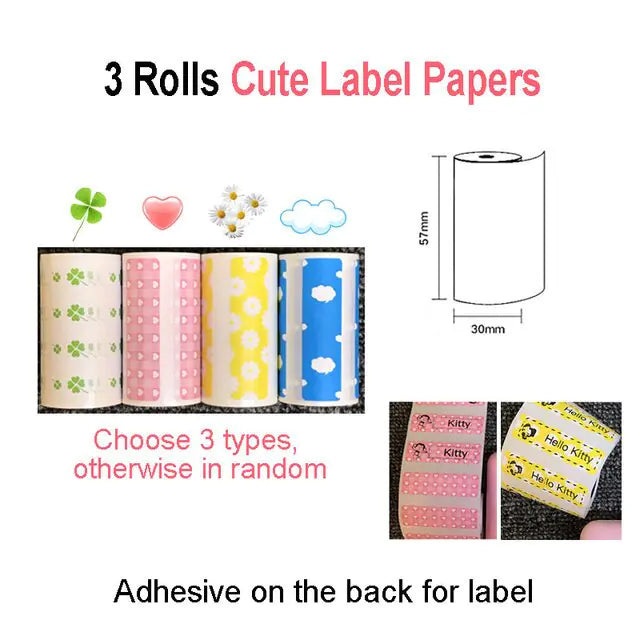 Peripage Thermal Paper: Sticker Variety