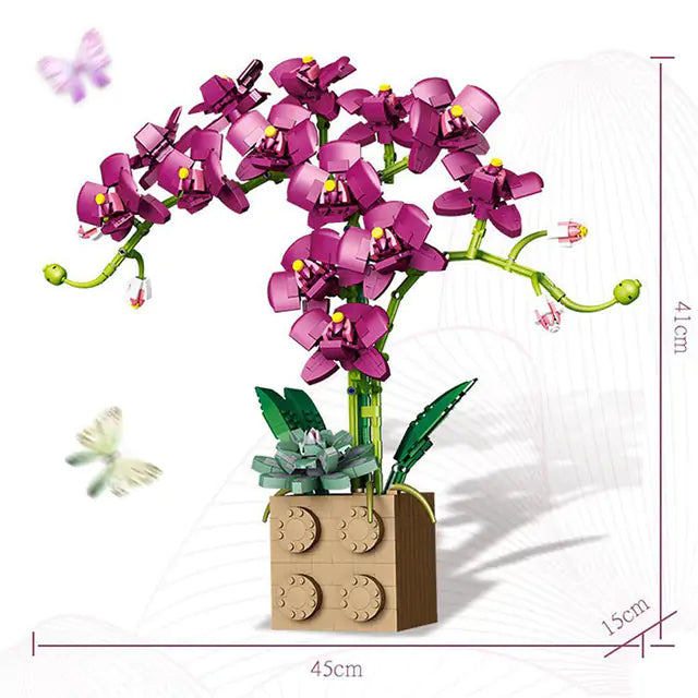 Orchid Building Block Bouquet