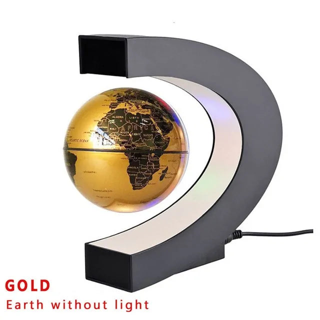 round LED Levitating Rotating Night Lamp