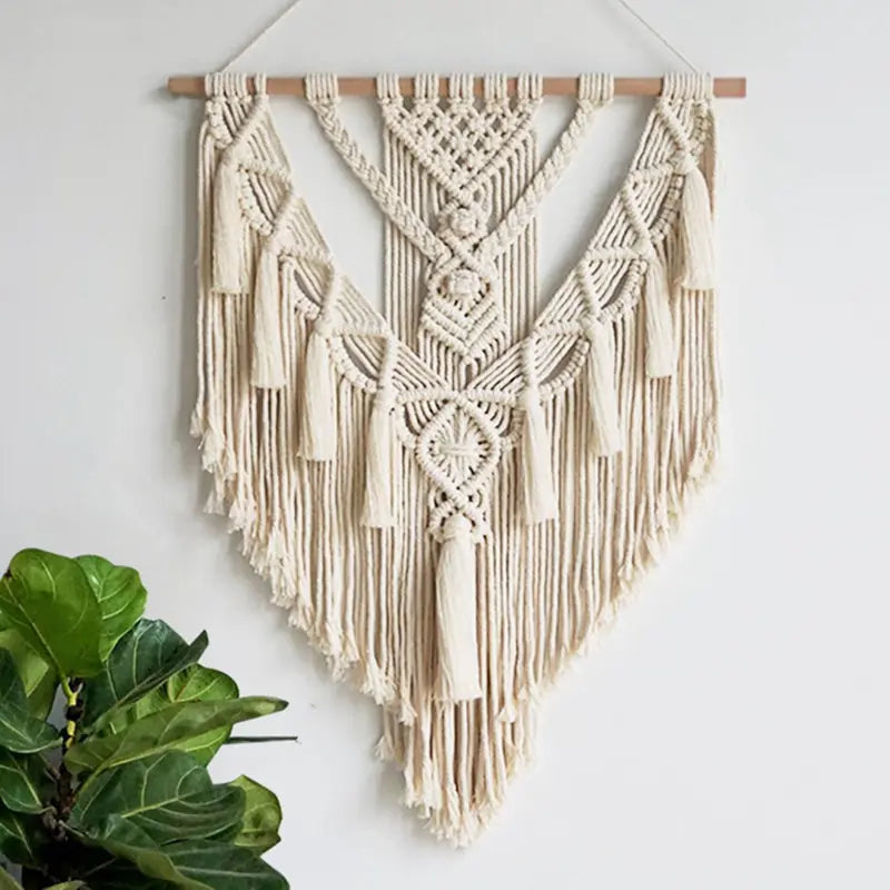 Wandbehang, handgewebt, Boho-Wohndekor