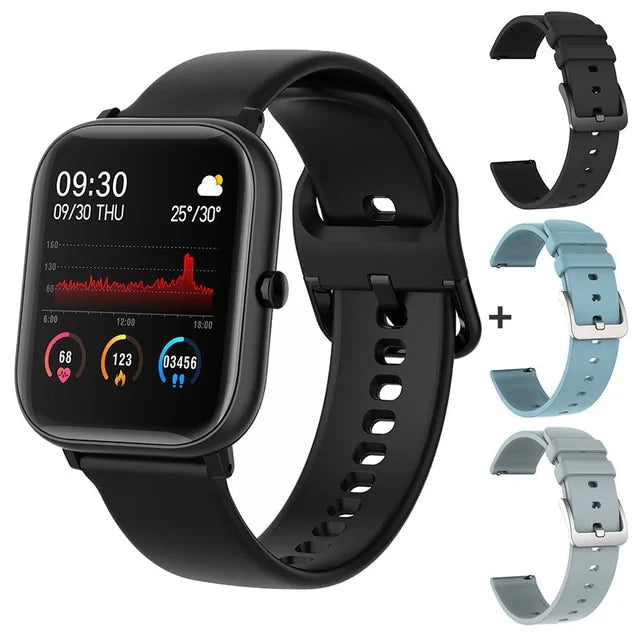 Herren-Smartwatch mit Full-Touch-Multisportmodus