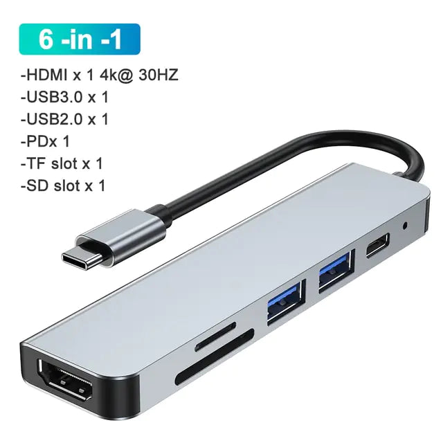 USB-C Multi-Hub-Dockingstation