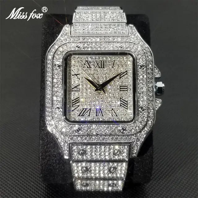 Swiss Geneva Diamond Watch