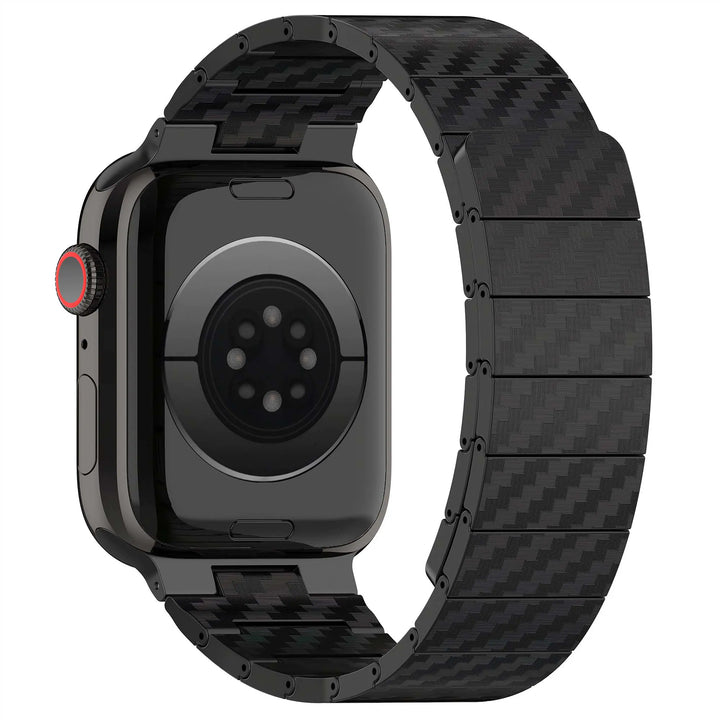 Magnetisches Gliederarmband aus Karbonfaser für die Apple Watch