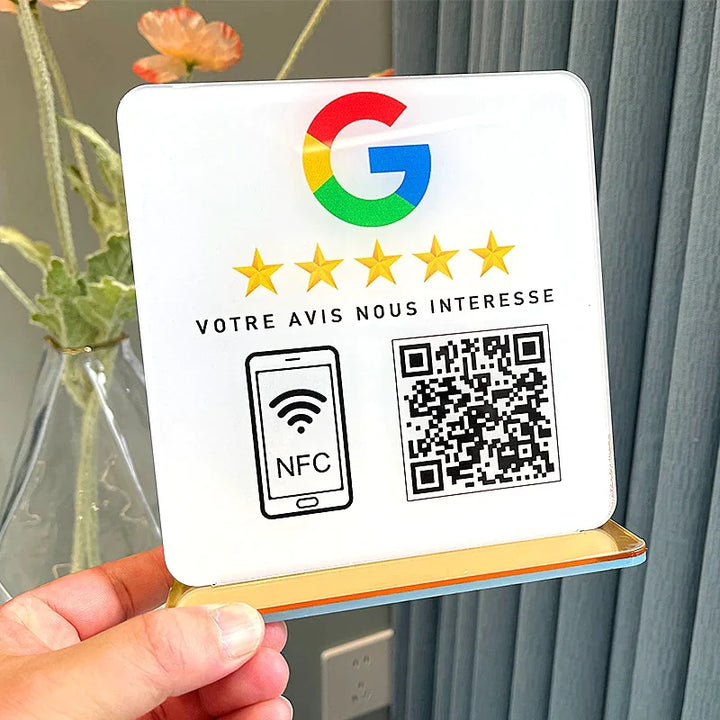 Restaurant NFC Feedback Standee