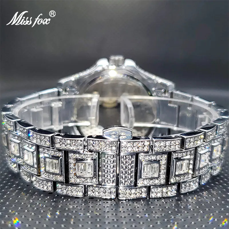 Masculino Diamant Quarzuhren