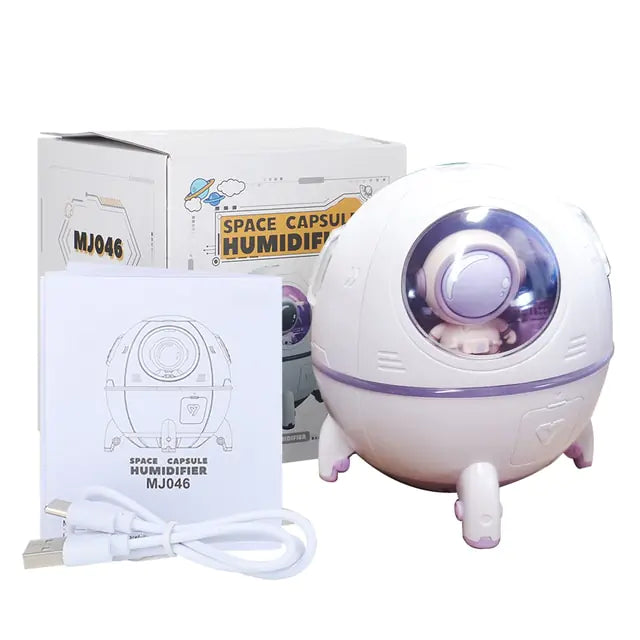 Space Capsule USB Mini Air Humidifier