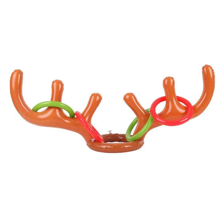 Inflatable Reindeer Antler Ring Toss Game